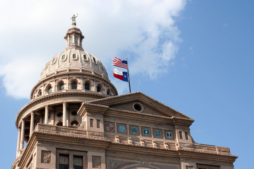 State Capitol Building in downtown Austin, Texas