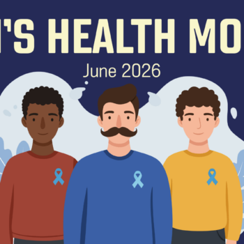 Men's Health Month graphic