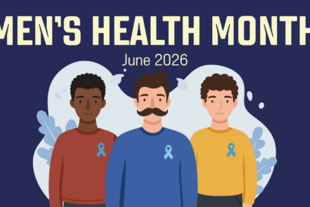 Men's Health Month graphic