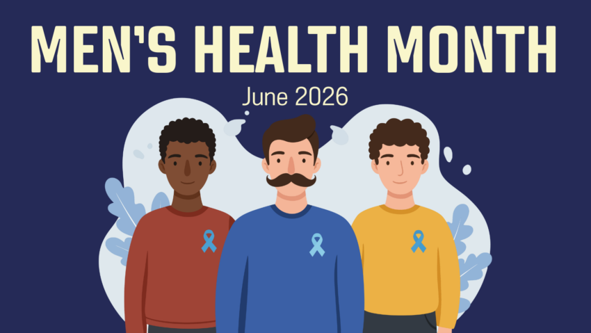 Men's Health Month graphic