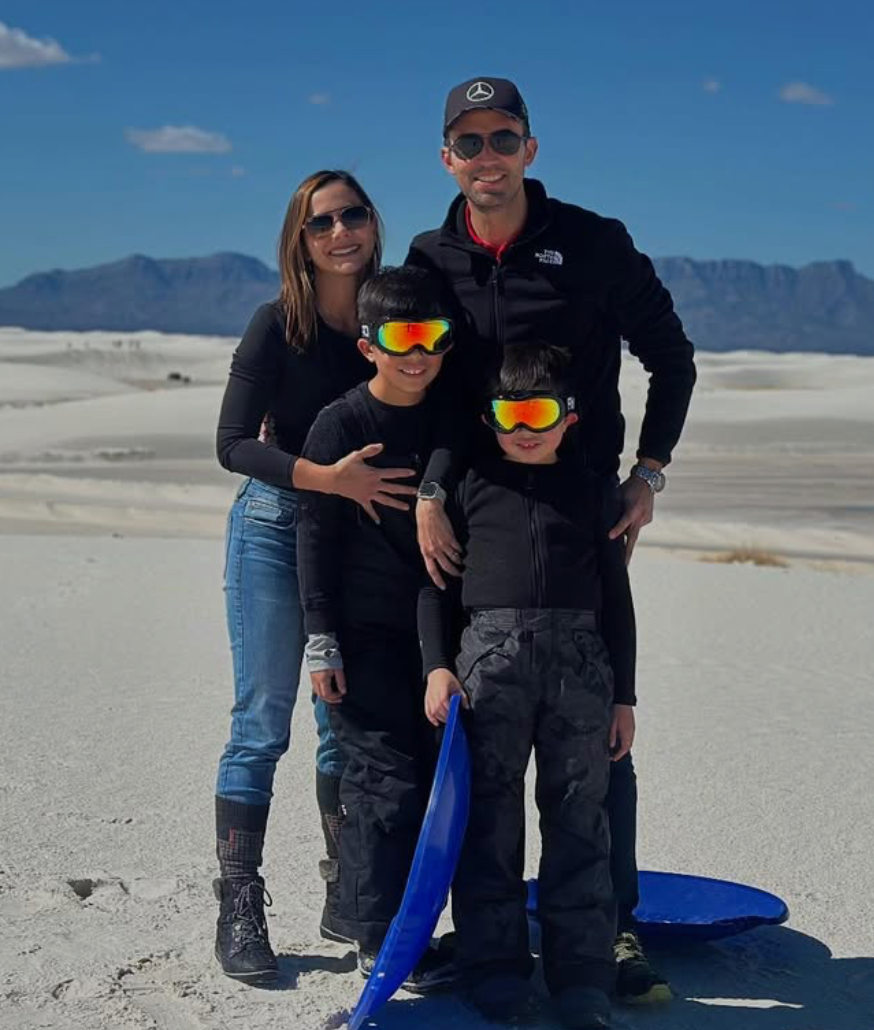 Dr. Mazo Canola and her family.