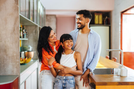 Latino family